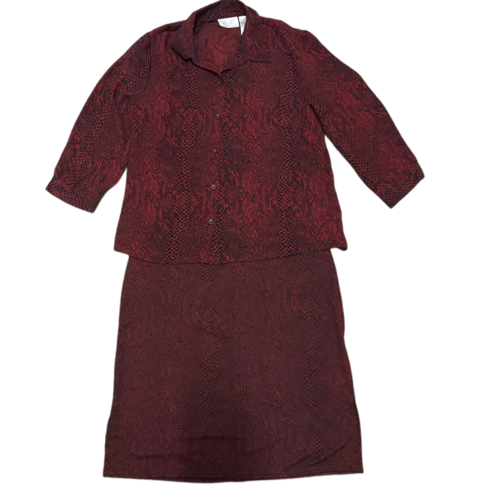 Kathie Lee Collection skirt and Shirt